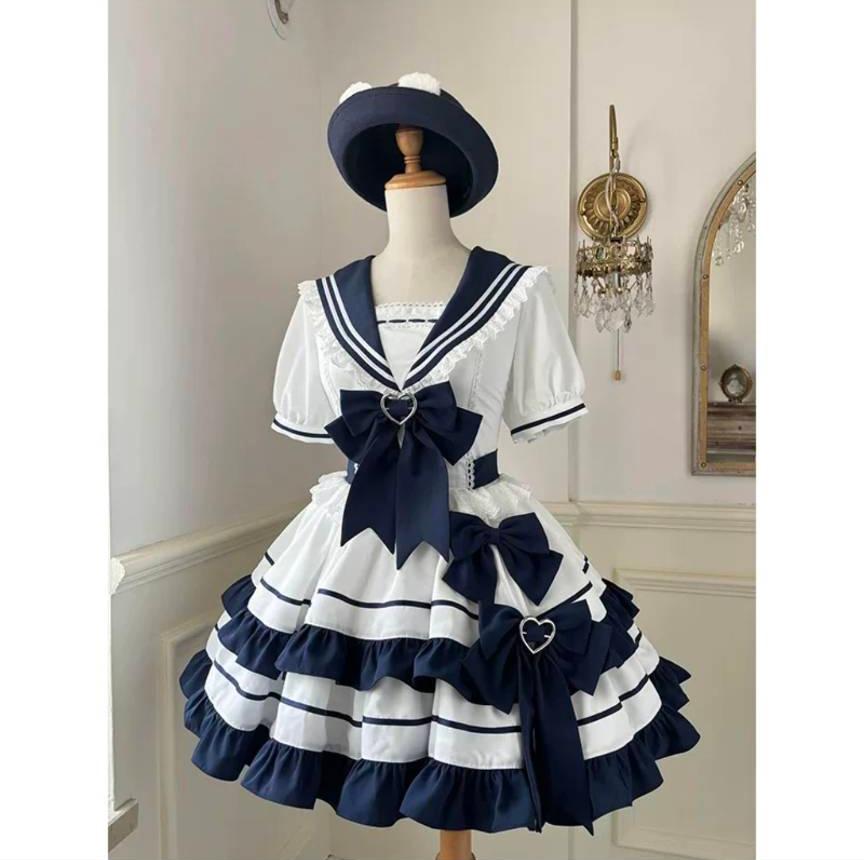 Lolita college style tunic dress